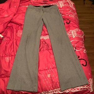 Express checker black and white pants